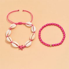 SPECIFICATIONSBrand Name: rinhooItem Type: AnkletsStyle: VintageMaterial: SHELLMetals Type: zinc AlloyCN: ZhejiangFine or Fashion: fashionOrigin: Mainland ChinaGender: WomenChoice: yessemi_Choice: yes Starfish Anklets For Summer Vacation, Pink Beachy Friendship Bracelets For Summer, Casual Pink Beaded Bracelets For Beach Season, Beachy Pink Friendship Bracelets For Summer, Summer Vacation Starfish Anklets, Trendy Pink Friendship Bracelets For Beach Season, Pink Friendship Bracelets For Beach Season, Pink Friendship Bracelets For Summer Vacation, Pink Trendy Anklets For The Beach