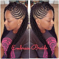 Mohawk ❤️ #mohawk #braids #braidedmohawk #scalpbraids #feedinbraids #cornrows… Mohawk Cornrows, Mohawk Braids, Lemonade Braids, Twisted Hair, Mohawk Braid, Natural Hairstyle, Beautiful Braids, Girls Braids, Cornrows Braids