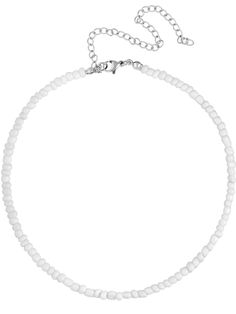 PRICES MAY VARY. GOTHIC WHITE BEADED CHOKER NECKLACE: This beaded choker is your go-to accessory for adding a pop of color and style to any summer outfit. It looks great with tank tops, dresses, shirts, and blouses, making it ideal for birthday celebrations, vacations, beach days, and everyday wear MATERIALS: Meticulously crafted from high-quality stainless steel and acrylic SIZE: Chain length is 15.7 inches, extender chain 4.7 inches PERFECT GOTHIC HIPPIE BOHO NECKLACES FOR WOMEN: Perfect Gifts Summer Necklace Beach, Gothic Hippie, Christmas Jewelry Gift, Boho Necklaces, White Beaded Necklaces, Necklace Gothic, Beach Necklace, Beach Necklaces, Gothic Necklace