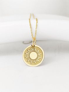 CHRISTMAS SALES until December 25th! All of our jewelry is 30% OFF! Pendant Material: 14K Solid Real Gold (NOT GOLD PLATED) Hallmark for certification engraved on the back: 585 Pendant Dimensions: - 13mm / 0.51 inches diameter - 15mm / 0.59 inches diameter - 16mm / 0.62 inches diameter - 18mm / 0.70 inches diameter - 20mm / 0.78 inches diameter - 22mm / 0.86 inches diameter - 24mm / 0.94 inches diameter *Real images of the pendant, size 15mm / 0.59 inches diameter* Thickness: 0.5mm Jump ring inn Gold Etched Round Disc Jewelry, Dainty Gold Engraved Medallion Necklace, Gold Etched Medallion Jewelry, Dainty Engraved Gold Medallion Necklace, Engraved Yellow Gold Medallion Necklace In Sterling Silver, Engraved Yellow Gold Sterling Silver Medallion Necklace, Everyday Engraved Yellow Gold Jewelry, 14k Gold Etched Medallion Jewelry, Everyday Gold Engraved Medallion Necklace