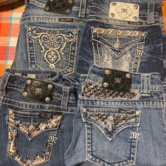 Will Sell Separately As Well. See Pic 9 (Written) For More Info. Any Questions, Please Ask. Please Check Out My Closet. Will Be Adding More Miss Me Jeans. Just Thinning Out My Closet. Size 28 Jeans, Miss Me Jeans, Miss Me, My Closet, Buy Now, Christmas Gift, Women Jeans, Color Blue, Gift Ideas