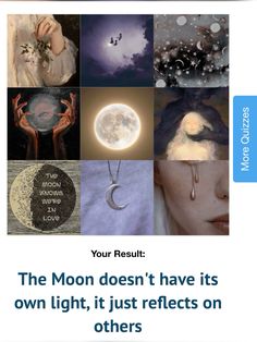 Polytheism Aesthetic, The Moon As A Person, New Girl Characters, Facts About Space, Aesthetic Websites, Funny Test