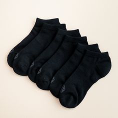 Meet your new everyday favorites. These ankle socks are made from silky soft, breathable bamboo that wicks away sweat and keeps your feet cool for all-day wear. Say goodbye to blisters, and say hello to over the top comfort. 80% Rayon made from Bamboo, 17% Polyester, 3% Elastane Ankle height 3-pack Comfortable Antimicrobial No-show Socks, Comfortable Solid No-show Socks, Comfortable Slip-resistant Socks, Comfortable Solid Color No-show Socks, Comfortable Lightweight No-show Socks, Lightweight Comfortable No-show Socks, Lightweight Slip-resistant Comfortable Socks, Slip-resistant Lightweight Comfortable Socks, Lightweight Black Casual Socks