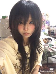 Long Haircut Side Bangs, Bangs For Side Part, Japanese Side Bangs, Kana Kamui, Thick Hair Bangs, Gyaru Hair, Hair Streaks, Side Swept Bangs, Hair Tips Video