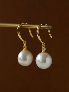 Baroque Pearl Drop Earrings - floysun Drop Earrings Pearl, Edison Pearls, Earrings Pearl, The Untamed, Tiger Eye Stone, Unique Beauty, Recycled Gold, Recycled Sterling Silver, Pearl Drop Earrings