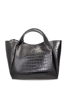 Composition: 100% Polyester | Emporio Armani Women's Shopper Bag in Black | SS24 Armani Brand, Emporio Armani Women, Sneaker Wedge, Shopper Bag, Luxury Retail, Bridal Shoes, Manolo Blahnik, Luxury Boutique, Valentino Garavani