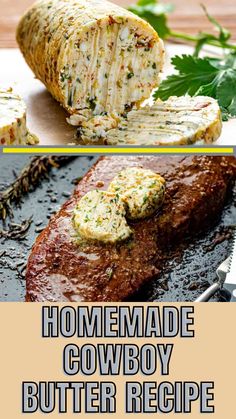 homemade cowboy butter recipe for steaks and ribs