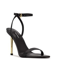 Nine West Women's Reina Almond Toe Stiletto Dress Sandals - Macy's Classy Shoes, Wedding Palette, Gold Heels, Stiletto Sandals, Comfy Shoes, Dress Sandals, Pretty Shoes, Nine West, Beautiful Shoes