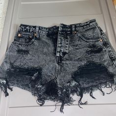 Brand New. All Original Tags And Packaging With Them. Cute Distressed Black Denim Shorts From Fashion Nova. Offers Welcome! High Rise Washed Black Grunge Bottoms, Washed Black High Rise Grunge Bottoms, High Waist Washed Black Distressed Bottoms, Grunge High Rise Washed Black Bottoms, Trendy Ripped Washed Black Bottoms, Black Denim Bottoms With Built-in Shorts, Black High Rise Bottoms In Grunge Style, Ripped Jean Shorts For Night Out, Grunge Cotton Bottoms For Night Out