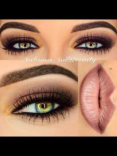 Great eye make up for green eyes | Wedding Ideas Smokey Eyeshadow For Green Eyes, Smokey Eye Makeup For Green Eyes, How To Make Hazel Eyes Pop, How To Make Green Eyes Pop, Green Eyes Pop, Covergirl Lipstick, Door Projects, Smokey Eye Makeup Look, Different Makeup Looks