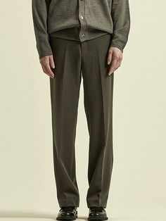 Editor's NotesMARBETE's semi wide slacks feature a modern and natural silhouette and great to style in various ways.- Semi wide- Four-pocket styling- Belt loops at waist- Zip-flyMeasurements(in.)- Size: XS / S / M / L- Length: 40.9 / 41.5 / 42.1 / 42.9 in.- Waist: 15.4 / 16.3 / 17.1 / 17.3 in.- Thigh: 10.2 / 11 / 12 / 12.4 in.- Rise: 12 / 12.2 / 12.6 / 13 in.- Hem: 8.3 / 8.7 / 9.3 / 9.4 in.*Model informationMan - Height: 6'0 Weight: 154.3 lbs Size: MComposition & Care- 75% Polyester 20% Rayo Solid Wide Leg Pants With Welt Pockets, Solid Full-length Pants With Patch Pockets, Full Length Solid Pants With Patch Pockets, Casual Semi-formal Straight Leg Pants, Solid Color Full-length Pants With Patch Pockets, Business Casual Wide Leg Bottoms With Welt Pockets, Solid Color Wide Leg Work Pants With Welt Pockets, Tailored Full Length Wide Leg Pants With Pockets, Tailored Wide Leg Full-length Pants With Pockets