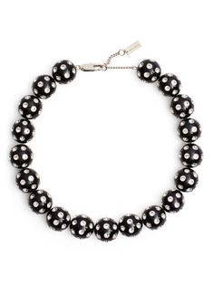 Find MARC JACOBS Polka Dot Statement Necklace on Editorialist. black crystal embellishment circular design choker chain Black Necklace Statement, Dot Necklace, Choker Chain, Circular Design, Crystal Embellishment, Black Crystals, Womens Jewelry Necklace, Marc Jacobs, Choker