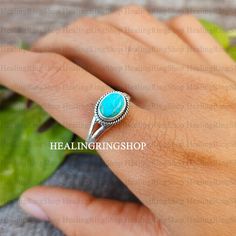 Turquoise Ring, Designer Ring, Gemstone Ring, Statement Ring, 925 Sterling Silver Ring, Boho Ring, Dainty Ring, Women Ring, Gift For Her Turquoise Ring 925 Sterling Silver Ring Spiritual Turquoise Ring For Healing, Sterling Silver Turquoise Ring For Healing, Spiritual Turquoise Ring For Anniversary, Turquoise Crystal Gemstone Ring In Sterling Silver, Healing Sterling Silver Turquoise Ring, Spiritual Turquoise Opal Gemstone Ring, Turquoise Sterling Silver Crystal Promise Ring, Turquoise Sterling Silver Crystal Ring For Promise, Turquoise Crystal Promise Ring In Sterling Silver