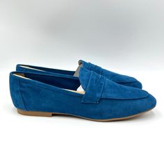 Aerosoles Women's Hour Blue Suede Leather Slip On Loafers. Women's Size 11 Regular / Medium Width. Condition: New Without Box. New To Poshmark? Sign Up Using Invite Code: Tentoday For $10 Off Your Purchase! Blue Slip-on Moccasins, Blue Textured Sole Slip-ons For Spring, Blue Formal Slip-ons For Spring, Formal Blue Slip-ons For Spring, Blue Flat Slip-on Moccasins, Blue Flats For Fall, Blue Slip-on Loafers With Flat Heel, Blue Casual Slip-on Loafers, Casual Blue Flat Loafers