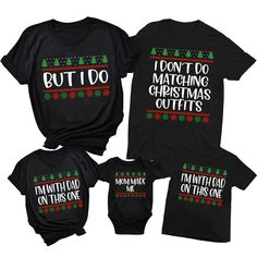 PRICES MAY VARY. 【PROCESSING】: Click on the "Customize Now" button to select YOUR OPTIONAL T-SHIRT. 【SOFT & COMFY】: It’s finally your time to shine in cute Christmas shirts made with soft and durable 100% cotton fabric that ensures a comfortable fit. Our holiday family shirts are for the whole family to share and show their passion for super fun! 【FAMILY PERFECT TEES】: A few occasions like Christmas are an excuse to match clothes with your family and make them feel special. Communicate the bond Pajamas Shirt, Personalized Christmas Shirts, Matching Christmas Outfits, Cute Christmas Shirts, Family Shirts Matching, Christmas Outfits, Family Christmas Shirts, Family Pajamas, Xmas Party