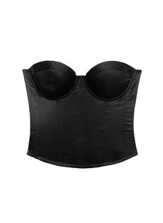 Wardrobe Solutions, Black Bustier, Convertible Bra, Tuxedo Pants, Princess Seams, Looks Chic, Princess Seam, Hold You, Zipper Detail