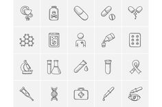 Medicine Icon, Sketch Icon, Icon Set Vector, Icon Set, Free Vector Images, Image Illustration, Stock Illustration, Stock Vector, Hand Drawn