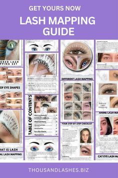 LASH MAPPING GUIDE

Explore a variety of lash maps, including classic, volume, hybrid, and advanced designs. Each map is clearly illustrated and easy to follow, helping you achieve consistent, beautiful results every time.