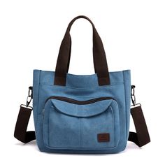 PRICES MAY VARY. Canvas Bag for Women - Washed 16 oz canvas exterior. Natural color and feel comfortable. Thick and durable. Dark brown cotton interior. Casual style, aesthetic look, practical design. Utility Tote Bag with Pockets - Interior: 1 main pocket, 1 slide pocket, 1 wall zip pocket. Exterior: 2 pockets on the front, magnetic snap and zipper closed. 1 large opening zipper pocket for iPad on the back. Includes two straps - Integrated double handle and a removed cross over strap. Flexible Retro Handbags, Casual Tote Bag, Small Tote Bag, Top Handle Handbags, Canvas Handbags, Designer Shoulder Bags, Casual Tote, Small Tote, Shoulder Messenger Bag