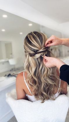 Hannah Taylor, Strands Of Hair, Save For Later, Hair Strand, Wedding Hair And Makeup, The Colour, Wedding Hair, Make Sure, I Hope You