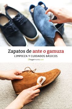 Descubre cómo limpiar tus zapatos de ante o gamuza, según la mancha que tenga (barro, humedad, grasa, comida, bebida, etc.) 🥾👠👌 #zapatos #ante #gamuza #limpieza Tacos