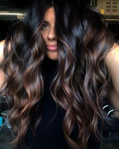 Black Hair Color Ideas, Biolage Hair, Rambut Brunette, Black Hair Balayage, Dark Brunette Hair, Cleveland Tn, Brown Hair Looks, Dark Hair With Highlights, Beauty Forever