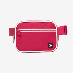 Fanny Pack - Magenta - Thread® Trendy Bags With Cell Phone Pocket For Outdoor Activities, Functional Mobile Phone Belt Bag For Daily Use, Functional Daily Use Belt Bag For Mobile Phones, Functional Phone Bag With Pockets, Pink Mobile Phone Belt Bag For Travel, Functional Mobile Phone Belt Bag For On-the-go, Functional Phone Bag With Cell Phone Pocket For Outdoor, Functional Phone Bag With Zipper Pocket, Functional On-the-go Mobile Phone Belt Bag