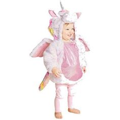 Note: The Two Sizes Of This Costume Are Different. Size 6/12 Months Is The Bubble Tunic As Pictured; Model Is Wearing Leggings That Are Not Part Of The Costume. Size 12/24 Months Is A Full Jumpsuit. From The Waist Up, They Are The Same. 100% Polyester Sherpa, Metallic Knit, & Tricot; 62% Acrylic, 38% Polyester Faux Fur; 100% Polyurethane Foam Tunic Has Off-Center Front Snaps, Elastic In Lower Edge & Sleeve Cuffs Jumpsuit Has Off-Center Front Zipper, Elastic At Wrists & Ankles Description Keep Yo Costume Party Outfit, Unicorn Halloween Costume, 3d Unicorn, Unicorn Outfit, Unicorn Halloween, Unicorn Costume, Toddler Halloween Costumes, Baby Unicorn, Theatre Costumes