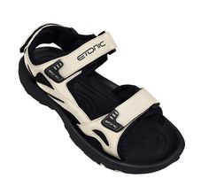 PRICES MAY VARY. Two tone HD PU upper lycra fabric lining Ultra track rubber sole with lightweight mold EVA Improved strap Fine mold pull strap Metal thread silver spike 
 Step outside in the Etonic Golf Sandals. These breathable, supportive sandals will keep you cool and comfortable all day long. The Stabi-LIFE Sandal offers outstanding comfort, durability and traction in a convenient sandal. The reinforced straps ensure your feet are comfortable and secure throughout your swing. The footbed su Orthopedic Flip Flops, Bed Stu Sandals, Beige Wedge Sandals, Supportive Sandals, Womens Golf, Miller Sandal, Lycra Fabric, Golf Shoes Mens, Closed Toe Shoes