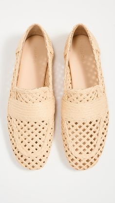 Vince Davis Raffia Flats | Shopbop Rubber Patch, Natural Branding, Woven Raffia, Everyday Luxuries, Uganda, Gq, Heel Height, New Arrivals, China