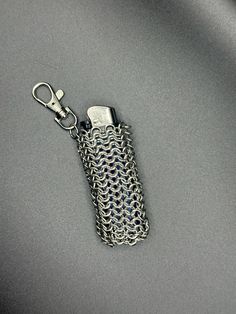 Absolutely in love with this lighter case I made yesterday, 4 hours of graft but worth it 😍😍  available on my etsy 💕 Lighter Keychain Diy, Lighter Holder Keychain, Lighter Keychain Holder, Diy Lighter Case, Lighter Ring, Lighter Necklace, Lighter Keychain, Lighter Leash, Chainmaille Jewelry Patterns