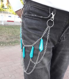 Metal Punk Rock Layered Chain Keychains For Men Women Waist Key Chain Wallet Jeans Hip-hop Pants Belt Chains Jewelry Accessories Material: acrylic beads and steel Chains Size: First Chain 30 cm - latest Chain 50 cm Due to the light and screen difference, the item's color may be slightly different from the pictures. Please understand. Make sure you don't mind before you bid. Please allow 10-20mm differences due to manual measurement Estimated time of delivery will also take about 21 to 35 days. Belt Chains, Keychains For Men, Key Chain Wallet, Hip Hop Pants, Mens Keychains, Women Waist, Layered Chain, Keychain Wallet, Chain Wallet