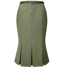 PRODUCT DETAILS: STYLE - Keep your look semi-formal and elegant in cool weather with this work skirt from Hobemty, featuring a pleated hem and below-knee length. OUTFIT - Comfortable and classic, pair with a semi-formal shirt and heels for a chic office look. OCCASION - Focused on Ladies' Semi-Formal Wear - This skirt can be a perfect addition to almost any outfit from formal to daily wear, great for work, meetings, office, businesses, work, parties, cocktails, weddings, casual, daily dressing, Chic Fitted Pleated Skirt For Semi-formal Occasions, Chic Semi-formal Fitted Pleated Skirt, Fitted Solid Pleated Skirt For Workwear, High Waist Solid Pleated Skirt For Work, Elegant Fitted Pleated Skirt For Work, Fitted Knee-length Solid Color Pleated Skirt, Fitted Green Pleated Midi Skirt, Elegant Tailored Pleated Skirt For Workwear, Chic Fitted Pleated Pencil Skirt