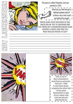 an instruction manual for how to use comic book style writing, with pictures and text