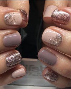 Taupe Nails, Cat Kuku, Dipped Nails, Orange Nails, Color Street Nails, Short Acrylic Nails, Nail Polishes, Gorgeous Nails, Holiday Nails