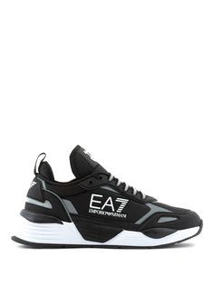 black/white panelled design logo print to the side logo print to the rear pull-tab at the heel round toe front lace-up fastening branded insole chunky rubber sole When buying this unisex item, keep in mind that it is graded in standard men's sizing. Leather Lace-up Chunky Sneakers With Logo, Leather Chunky Lace-up Sneakers With Logo, High-top Custom Sneakers With Logo For Streetwear, Custom High-top Sneakers For Streetwear With Logo, Low-top Sneakers With Logo And White Sole, Low-top Sneakers With Logo Detail And White Sole, Low-top Sneakers With White Sole And Logo Detail, Sporty Leather Chunky Sneakers With Logo, Lace-up Chunky Sneakers With Logo For Streetwear