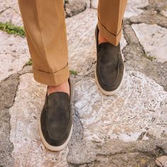 Sports loafer in suede for men | Velasca