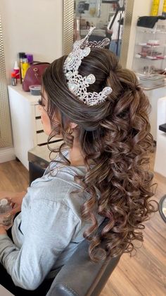 Quinceanera Pink, Hoco Hair Ideas Updo Hairstyle, Hoco Hair Ideas Down