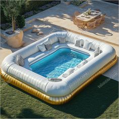 Vibrant Inflatable Sofa Pools Funny Adult Games Inflatable Sofa Pool Small Playground For Backyard - Inflatable-Zone Pool For Small Backyard, Small Playground, Cocktail Pool, Pool Funny, Moments With Friends, Backyard Pool Design, Outdoor Ambiance, Blow Up Pool, Garden Sink