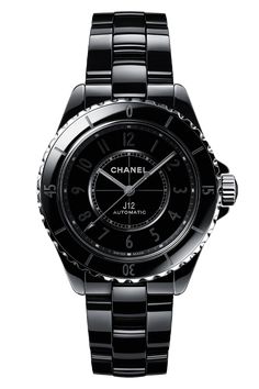 Black highly resistant ceramic and steel... Chanel J12, Paper Watch, Watch Winders, Sea Dweller, Ulysse Nardin, Oyster Perpetual, Audemars Piguet, Watch Strap, Jewelry Shop