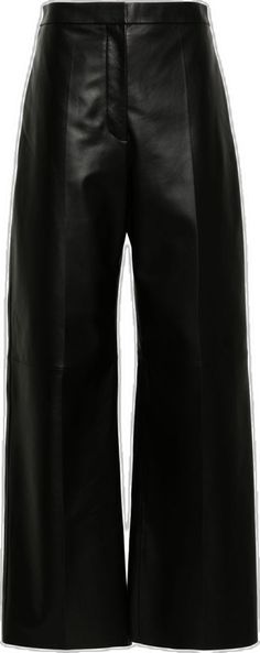 Leather Trousers, Leather Leggings, Long Length, Wide Leg Pants, Leather Women, Top Brands, Great Deals, Wide Leg, Black Leather