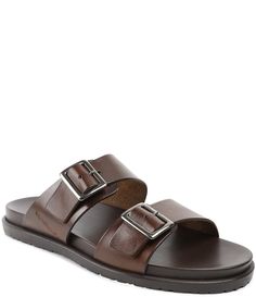 Shop for Bruno Magli Men's Erasmo Leather Double Buckle Sandals at Dillard's. Visit Dillard's to find clothing, accessories, shoes, cosmetics & more. The Style of Your Life. Calf Leather Double Strap Sandals With Buckle, Calf Leather Double Strap Sandals With Buckle Closure, Leather Slip-on Slides With Buckle Closure, Double Strap Calf Leather Sandals With Buckle Closure, Leather Slides With Buckle Closure, Casual Leather Slides With Tang Buckle, Luxury Leather Footbed Sandals With Tang Buckle, Classic Leather Sandals With Rectangular Buckle, Classic Double Strap Footbed Sandals With Leather Sole