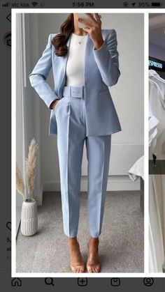 Elegantes Outfit Damen, Chique Outfit, Business Professional Outfits, Fashionable Work Outfit, Fest Outfits, Chique Outfits, Amal Clooney, Business Outfits Women, Stylish Work Attire