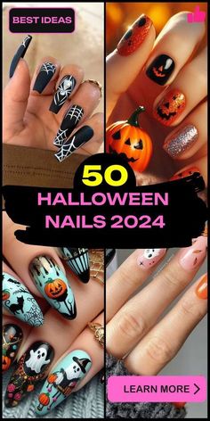 Halloween 2024 Nails, Halloween Nail Art 2024, Halloween Nail Designs 2024, Spooky Halloween Nail Designs, Halloween Nails Inspo, Nail Art Designs Halloween, Trendy Summer Nails 2023, Halloween Toe Nails