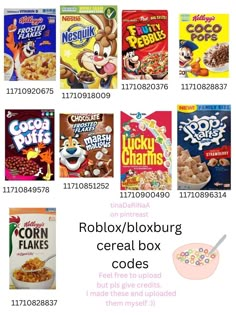 the cereal box code has been changed to include many different flavors and flavors, but it is