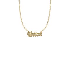 THE DOUBLE PLATE CLASSIC NAMEPLATE NECKLACE – The M Jewelers Custom Pendant Necklace, Nameplate Necklace Gold, Gothic Choker Necklace, Pinky Signet Ring, Initial Earrings Studs, M Jewelers, Diamond Signet Ring, Engraved Pendant, Letter Pendant Necklace