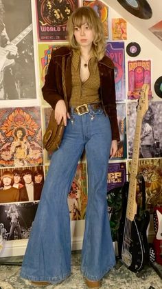 70s Hippie Outfits, 70s Inspired Outfits, 70s Aesthetic, Sweet Revenge, Music Festival Outfits, My Fashion, Fashion Hub, Fit Ideas, Pinterest Closet