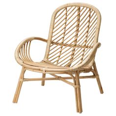 the rattan chair is made from natural wood and has an armrest that matches the seat