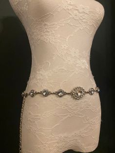 High quality metal rhinestone jewel belt.  Perfect to complete a range of outfits and will make a gorgeous gift.  Wide Range of sizes. Custom made sizes. Bespoke sizes available, leave a note of your waist size with your order. Luxury Silver Belt With Rhinestones, Silver Bling Belts For Party, Silver Party Belt With Bling, Silver Rhinestone Belt For Party, Elegant Silver Metal Chain Belt, Silver Rhinestone Belts For Formal Occasions, Elegant Silver Belt With Rhinestones, Luxury Metal Chain Belt For Party, Formal Silver Belts With Rhinestones