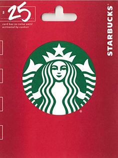 a red starbucks card with the starbucks logo on it